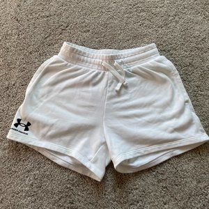 Under Armour, XS womens white drawstring shorts